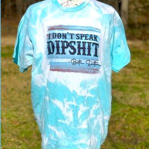 Bleached tee I don’t speak dip$hit